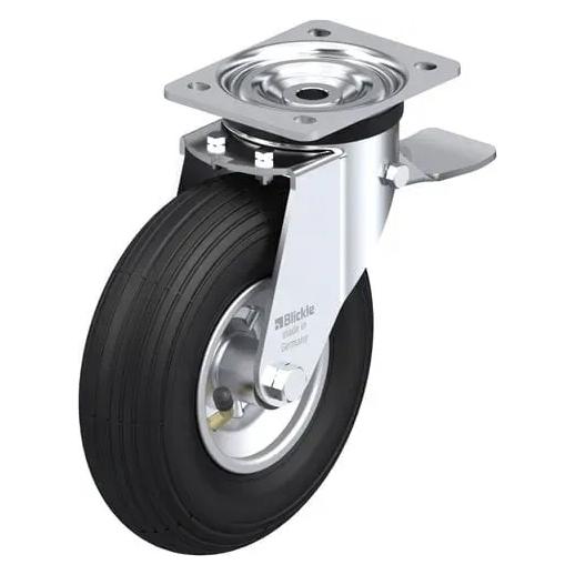 Blickle L-P 220R-ST, Roller, 100 kg, Schwarz, Stahl, Deutschland, 1 Stück(e), 260 mm (277988)