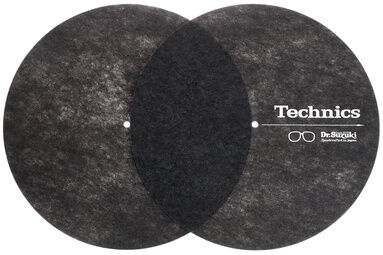Dr.Suzuki Technics 12'' Scratch Slipmats Noir