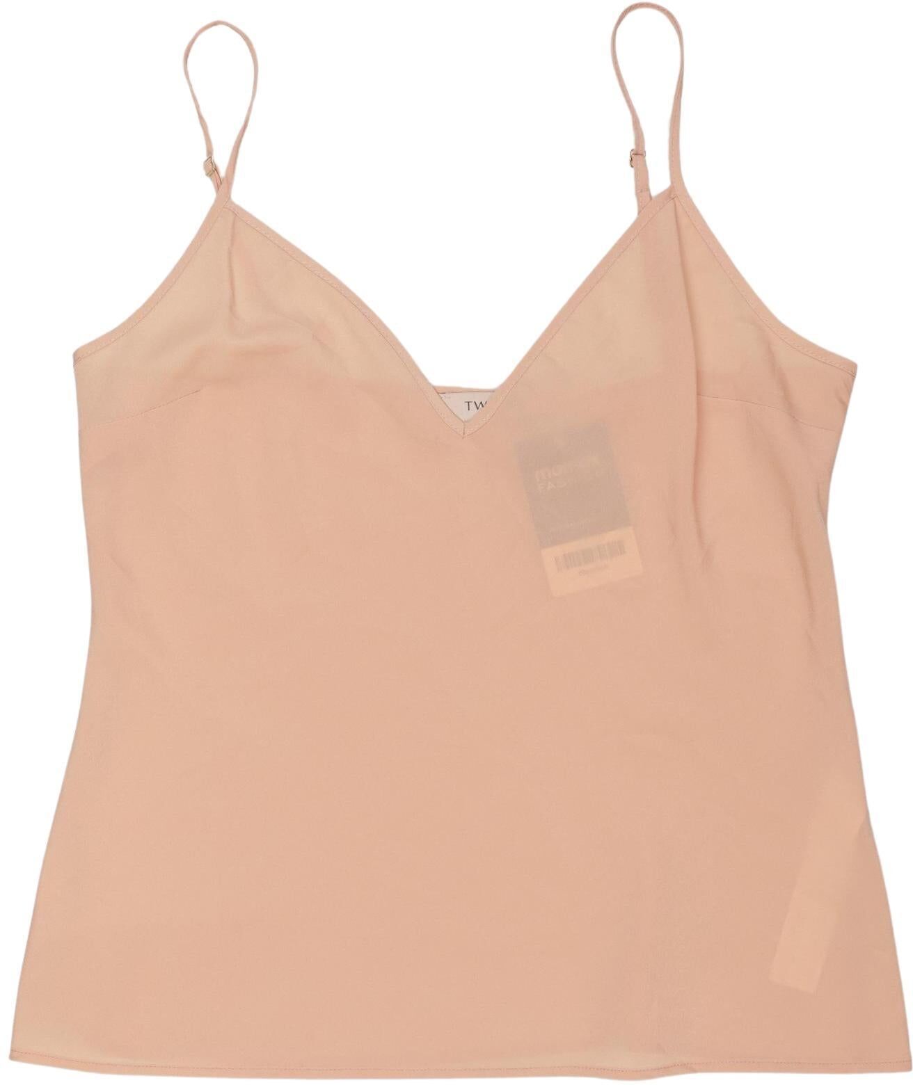 Twinset Damen Top, Pink, Gr. EU 36 (IT 42), Synthetik - Second Hand