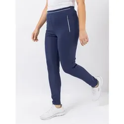 DENIM & CO. Schlupfhose Teildehnbund schmaler Beinverlauf knöchellang