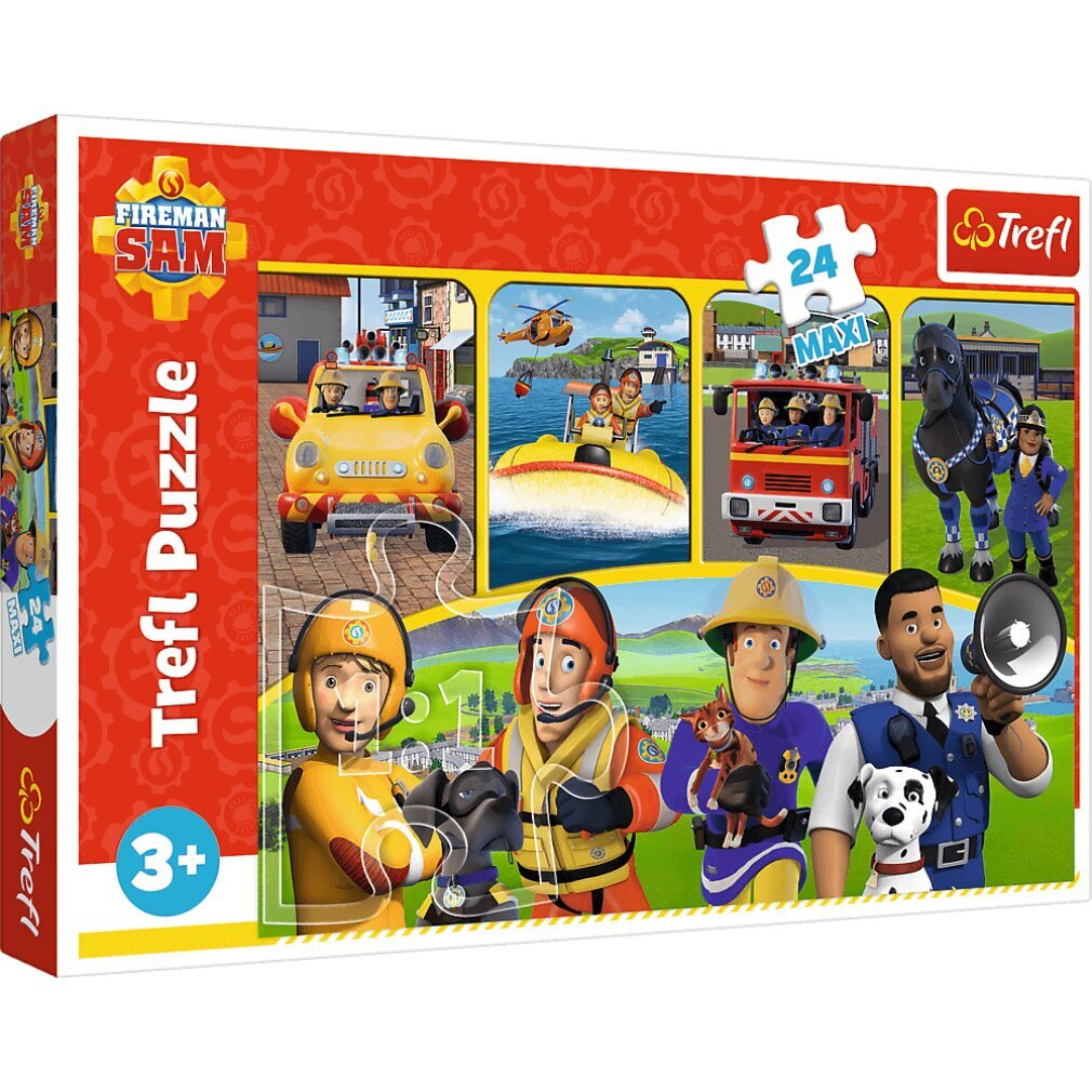 Trefl Maxi Puzzel Brandweerman Sam - 24 stukjes