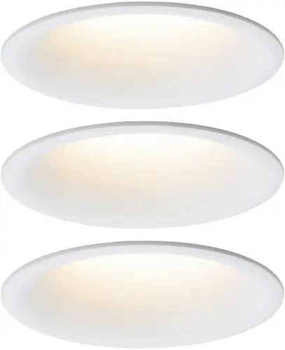 Paulmann LED-Bad-Einbauleuchte 3er Set 18W