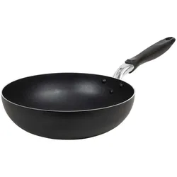 RESTO Antares Wok Ø28 cm – Aluminium mit 4-lagiger Antihaftbeschichtung – Induktion – Alle Herdarten – Ergonomischer Griff