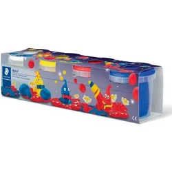 8134 01 Spielknete Noris Club - 4 farbig sortiert, Basisfarben
