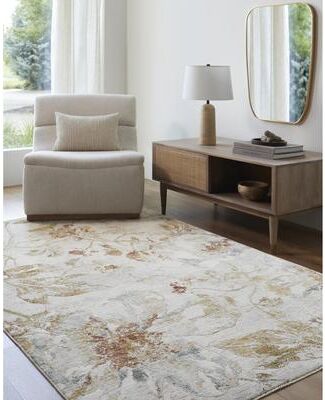 Livabliss Jocelynn Coastal Floral and Botanical Area Rug