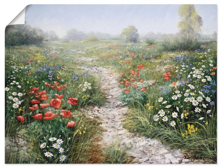 Wandbild ARTLAND Dichte der Natur , grün (farbe bild(er): grün), B:80cm H:60cm, Bilder, Wandbild, als Leinwandbild, Poster in verschied. Grössen