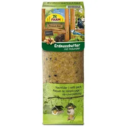 JR FARM Peanut Bar Erdnussbutter 350g Wildvogelfutter zum Nachfüllen Holunder