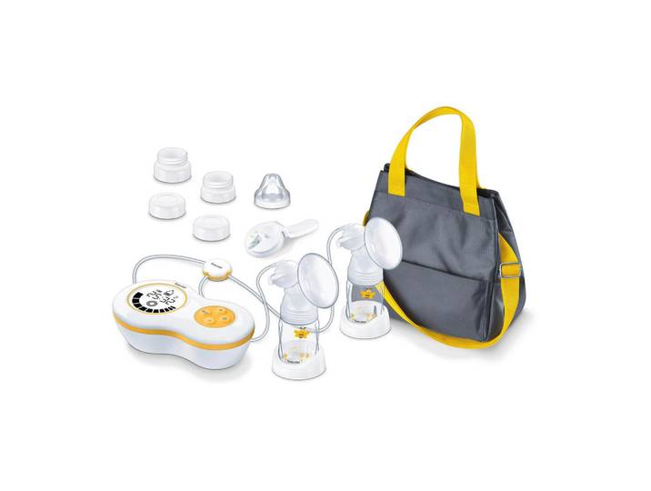 Beurer Milchpumpe, Weiss Hochglanz, 20-teilig, 30x21x20 cm, Füttern, Stillen, Milchpumpen & Stillzubehör
