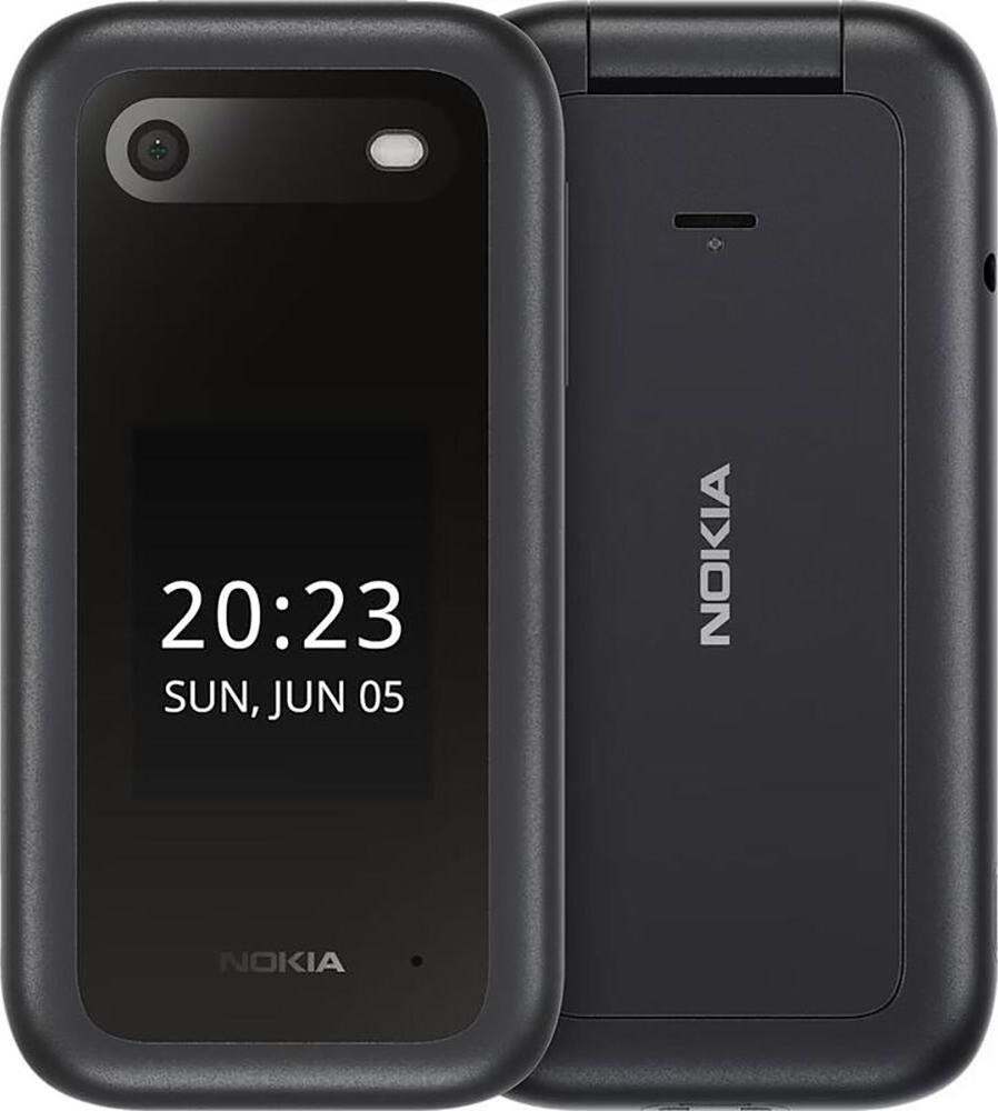 Nokia 2660 Flip Dual SIM Telefoon Zwart met 2,8 inch scherm