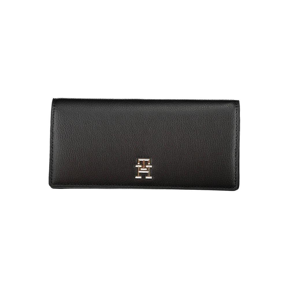 Tommy Hilfiger Zwarte Polyethyleen Portemonnee