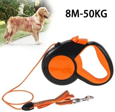 Inspired Living FreedomGlide Retractable Dog Leash (Up To 8m, Up To 50kg) For Small & Large Dogs FreedomGlide Retractable Dog Leash (Up To 8m, Up To 50kg) For Small & Large Dogs