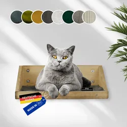 Rohrschneider Wandmulde geflammt+ Stoffeinlage Cord breit taupe