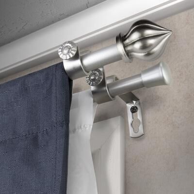 InStyleDesign Jan Double Curtain Rod 5/8-inch dia.