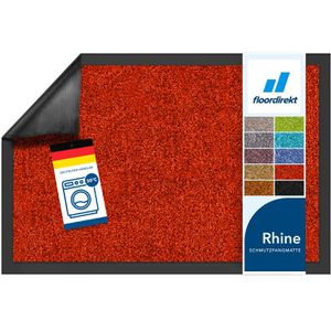Floordirekt Schmutzfangmatte Rhine, 90 x 120cm, rot