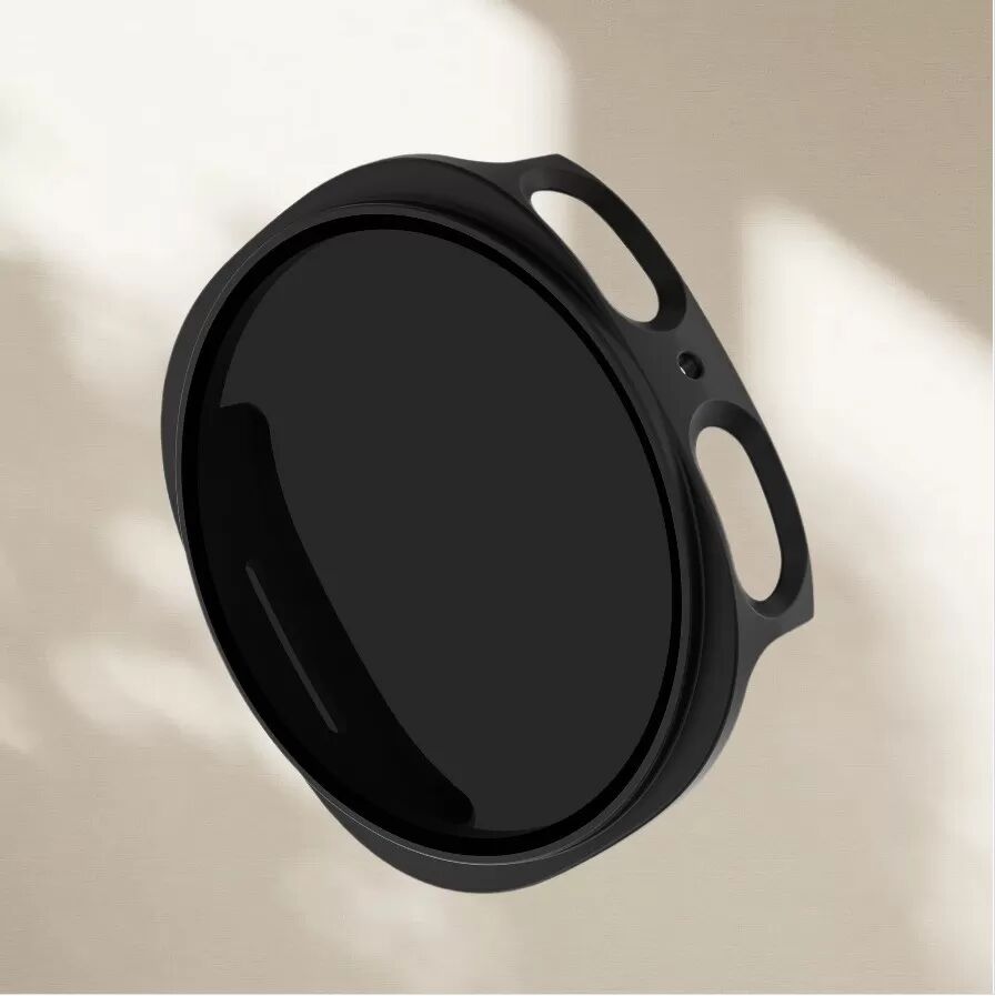INF 40mm Anti-Spy kompatible mit Samsung Watch8 Schutzhülle - Schwarze PC-Hülle