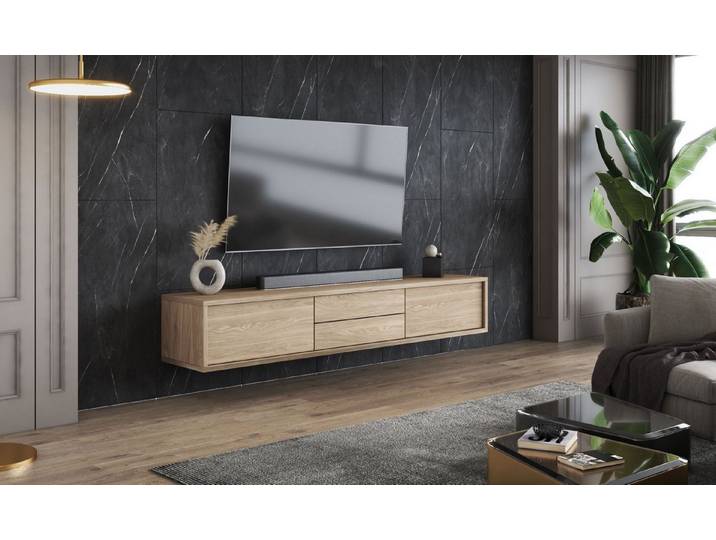 Selsey TV-Schrank Moddern TV-Lowboard mit Wandmontageoption, 180 cm