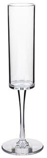Everyday Crate Premium 165ml Acrylic Champagne Glasses Elegant Unbreakable Champagne Flutes transparent