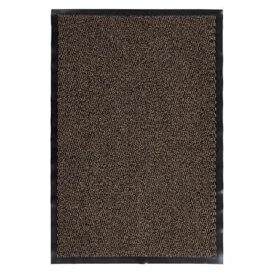Fußmatte KAYOOM "Fine Line 125", braun (beige), B:80cm H:6mm L:120cm, Polypropylen, Teppiche, Fußmatte, Türmatte, Schmutzfang, Eingang