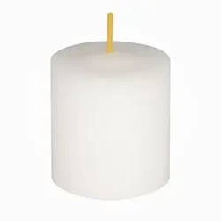 Jaspers Kerzen Opferlichte Nachfüll-Licht Weiß für Stundenbrenner-Gläser und Hüllen 48 x Ø 38 mm, 150 Stück