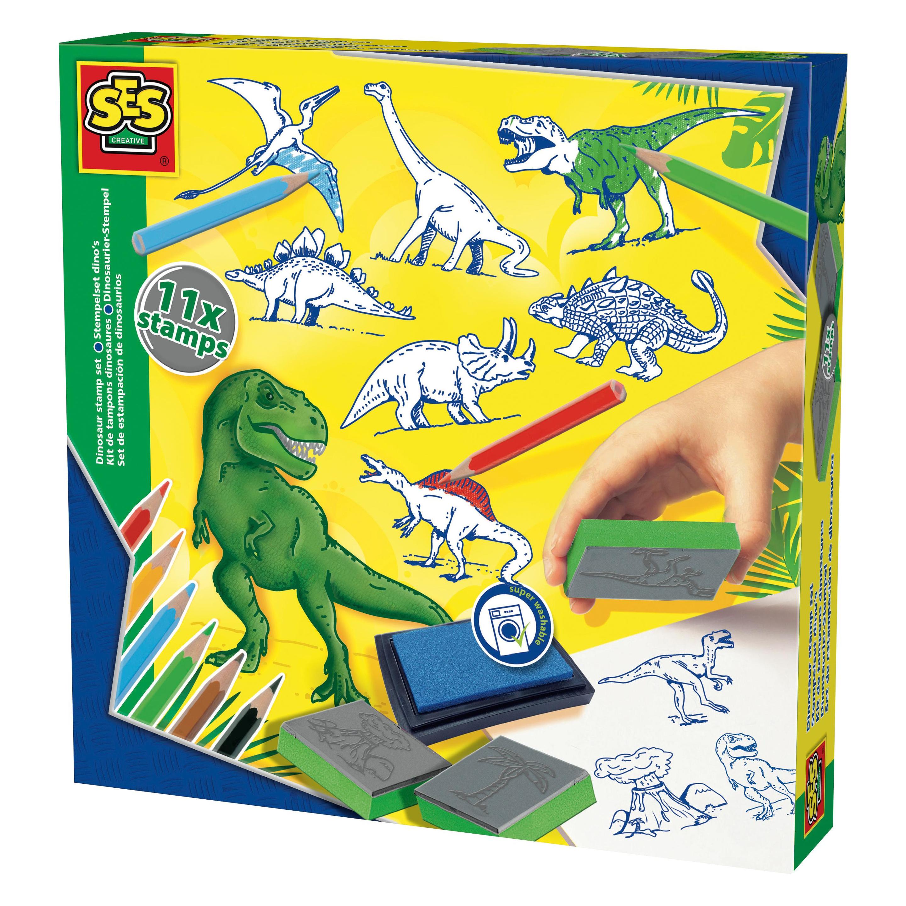 Ses Formen mit Muster Dino (340.14919)