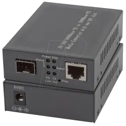 EL029 - Medienkonverter, Gigabit Ethernet, SFP, Multimode / Singlemode