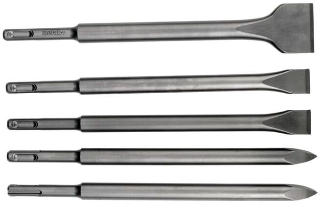 Jeu de burins SDS-plus, 5 pièces metabo (630484000)