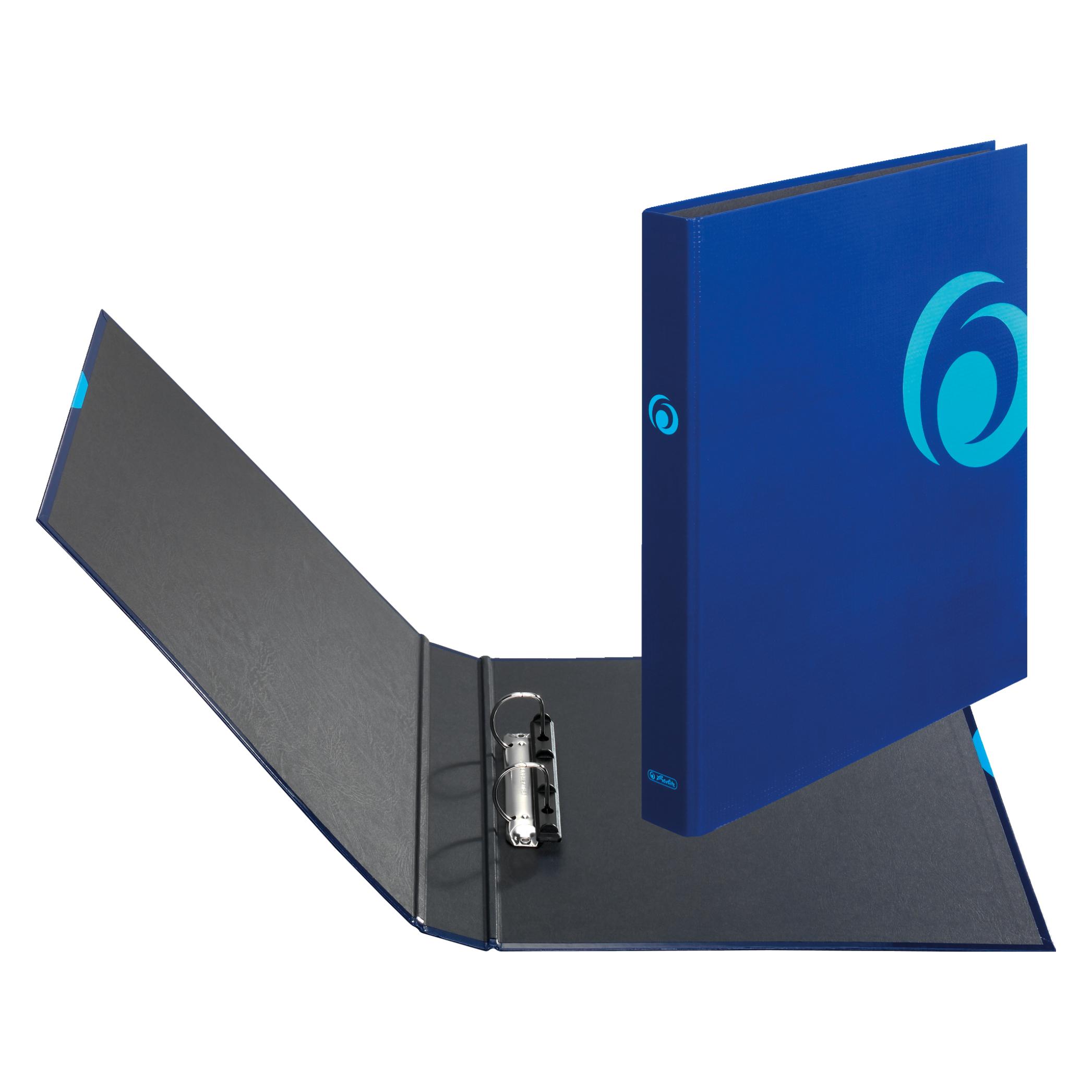 Herlitz Ringbuch maX.file Fresh Colour, A4, 2-Ring-Mechanik blau, Combimechanik, Rückenbreite: 40 mm, Füllh (A4, 40 mm, 1 Stk.) (10935187)