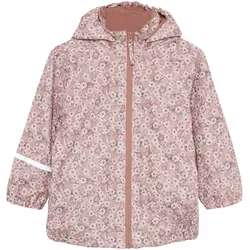 CeLaVi Regenjacke mit abnehmbarer Kapuze gefüttert Blumen, rosa, 100