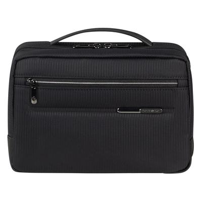 Kulturbeutel SAMSONITE "SPLENDIX 19", Gr. B/H/T: 27cm x 19cm x 10cm, schwarz, Nylon, unifarben, Taschen Kulturbeutel, Kosmetiktasche Beauty Case Toilettenbeutel