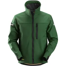 Softshelljacke "AllroundWork" - XL - waldgrün/schwarz