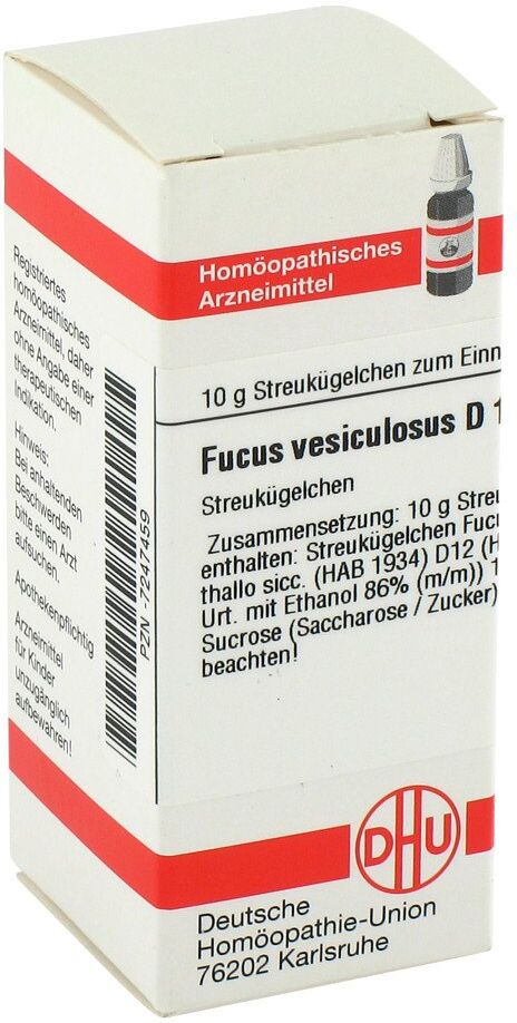 DHU Fucus Vesiculosus D12 Globuli 10g
