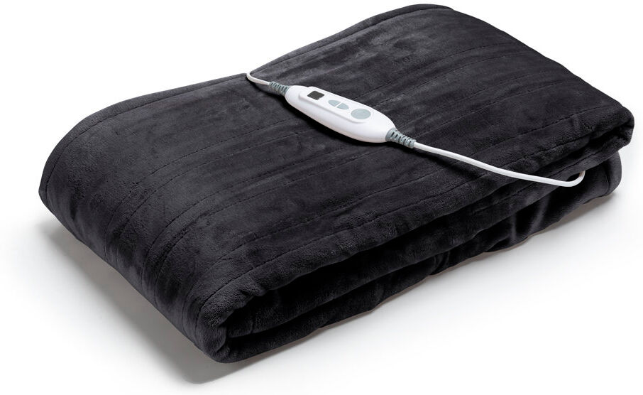 Fairmont Park Weylyn Heated Blanket Black 130cm W X 80cm L