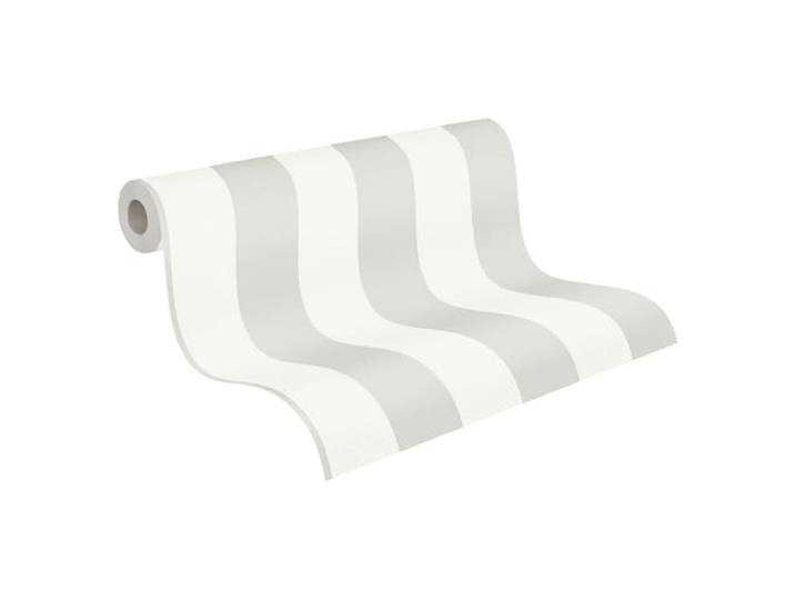 A.S. Création Trendwall 381012 38101-2 Papier peint non tissé Motif rayures Gris/blanc 10\,05 x 0\,53 m