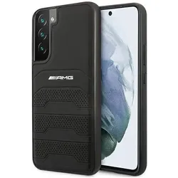 Mercedes AMG AMHCS22MGSEBK S22 + S906 black (Samsung Galaxy S22+), Smartphone Hülle, Schwarz