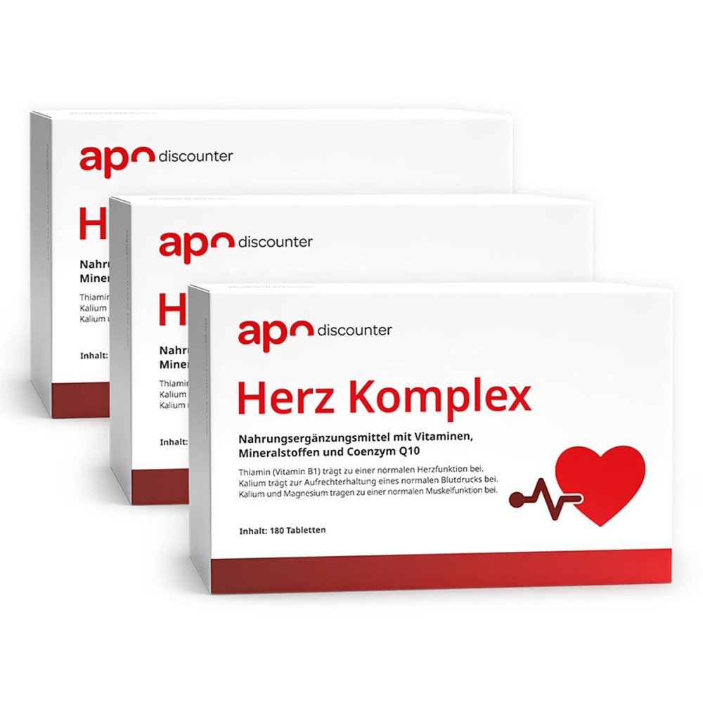 apo.com Group GmbH Herz Komplex Tabletten von apodiscounter 08107204