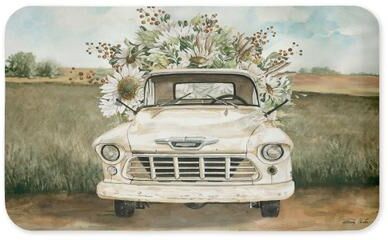 "Stupell Vintage Flower Printed Anti-Fatigue Floor Mat, 30""x18"""