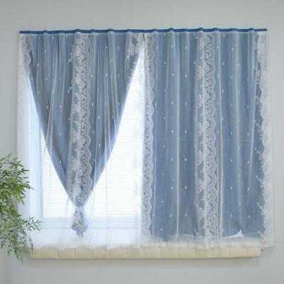 LightInthebox Blackout Curtains Velcro Self Adhesive No Drill Temporary Window Cover Short Curtains for Small Window Bedroom Apartment