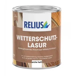 Relius Wetterschutzlasur eiche hell 5Ltr. * 309866