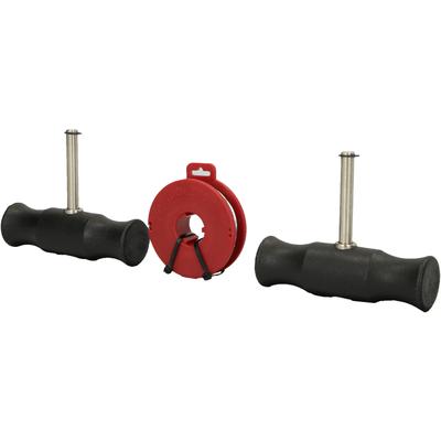 BRILLIANT TOOLS Scheibendemontage-Set Griffe mit Ziehdraht zum Ausschneiden von Scheiben, 3-tlg. bt681150