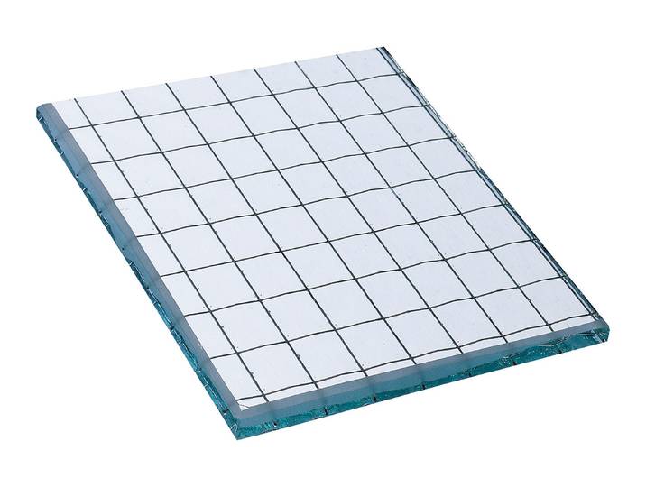 Drahtspiegelglas Klar 7 mm 3.3 × 2.1 m