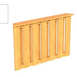 Skan Holz Brüstung Deckelschalung zu Pavillion Colmar natubelassen