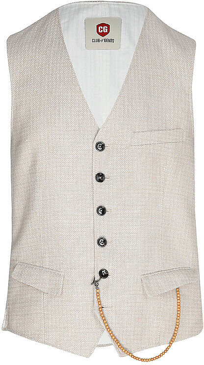CG - CLUB OF GENTS Anzugweste  beige   50 50