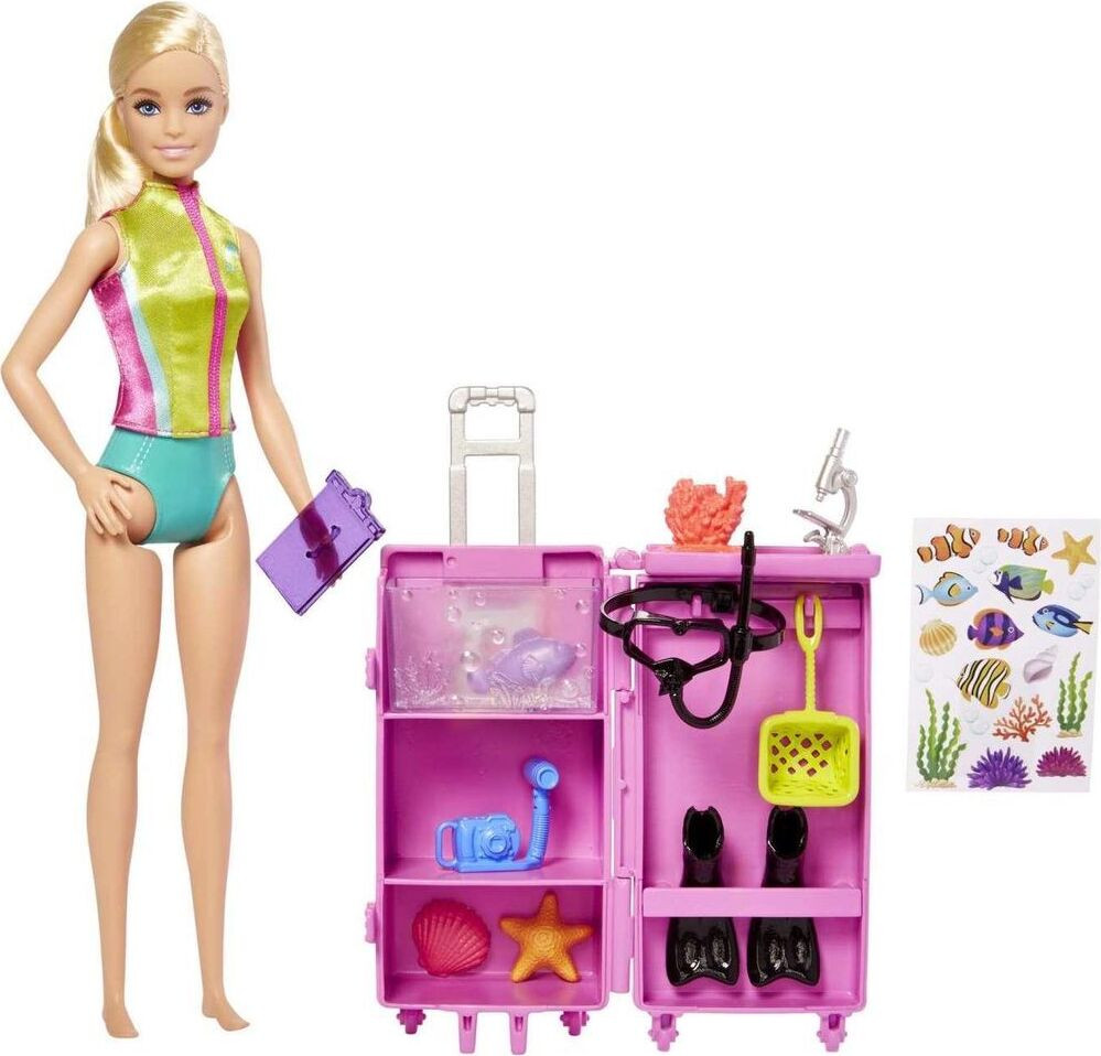 Mattel Barbie Mariene Bioloog Speelset