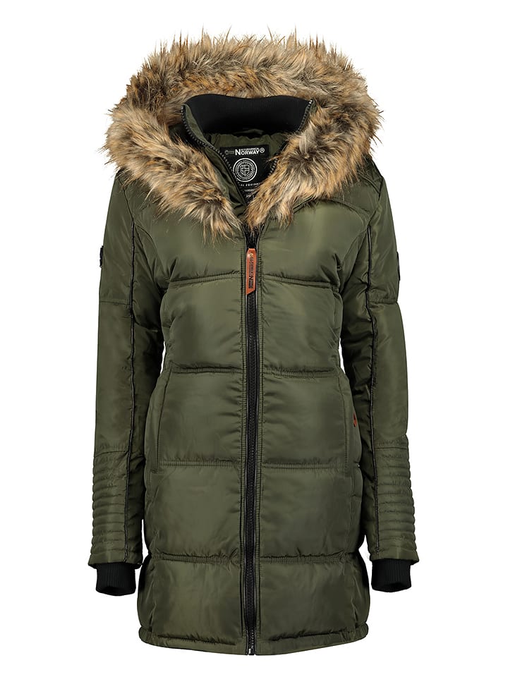 Geographical Norway Steppmantel "Beautiful" in Oliv - L