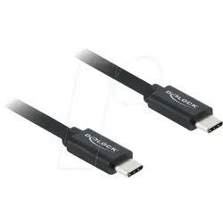DELOCK 81706 - Sync- & Ladekabel, USB-C > USB-C, 40 Gbps, 240 W, 1 m
