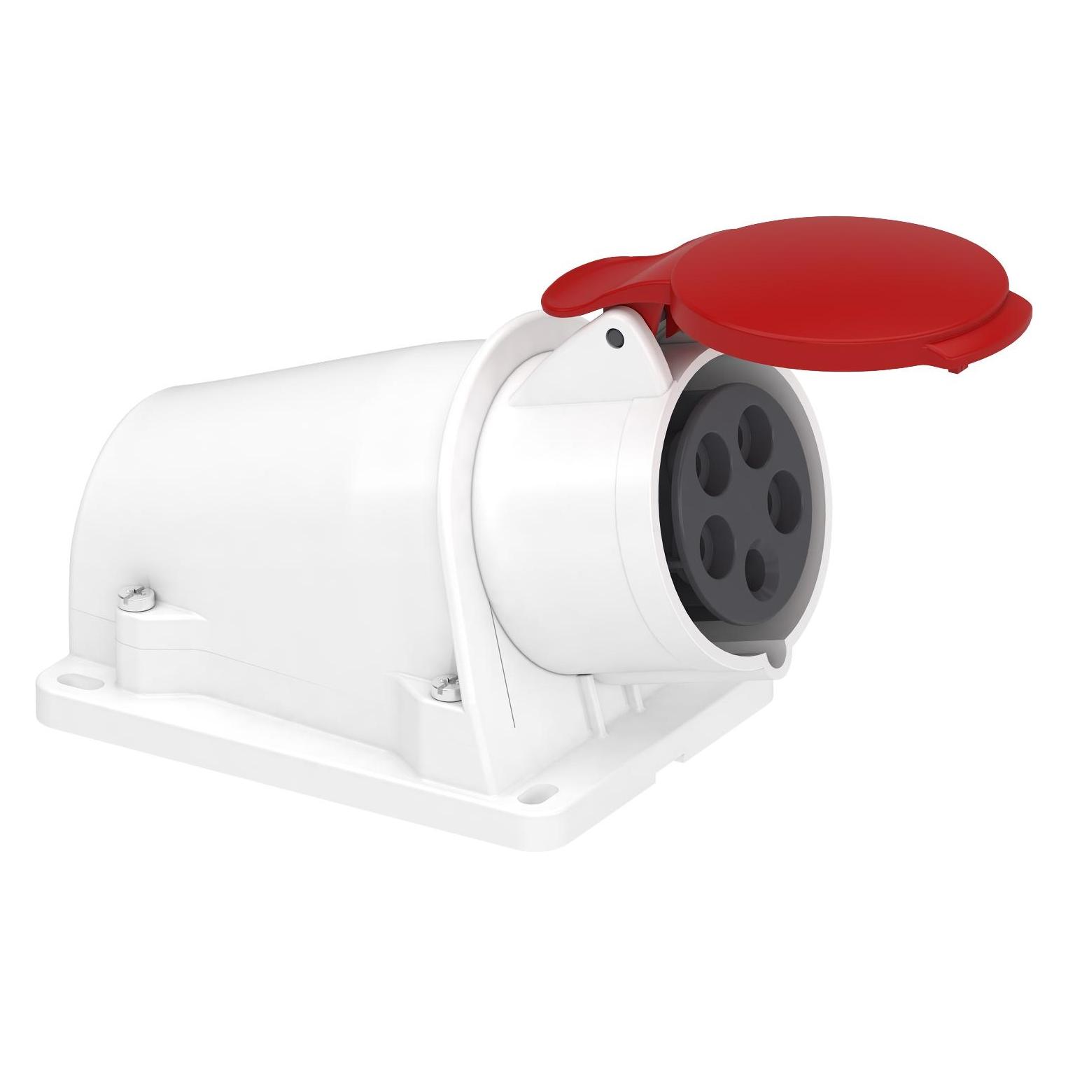 Schneider Electric CEE Wandsteckdose, Schraubklemmen, 16A, PKF16W435 (PKF16W435)