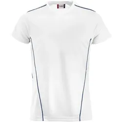 CLIQUE Ice Sportshirt 0058 - weiß/dunkelblau S