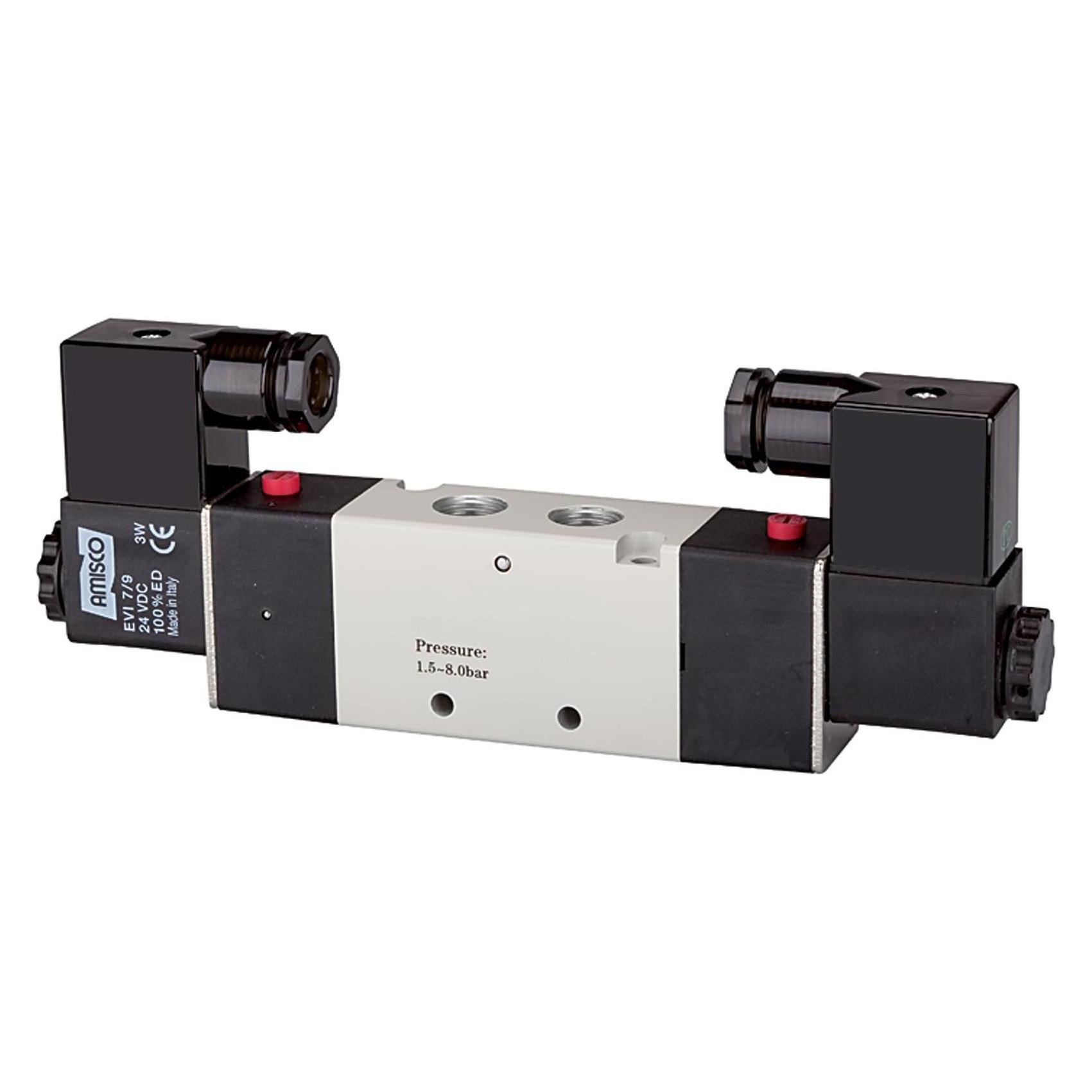 Riegler 5/2-Wegeventil elektropneumatisch 4V bistabil G 3/8 24 V DC (517.2205)
