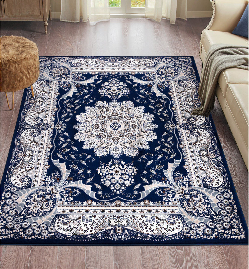 Latitude Vive Brenlynn Kilim Blue Rectangle 200 x 290cm
