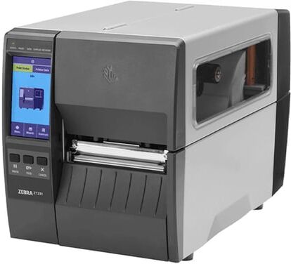 Zebra ZT231 Impressora industrial de etiquetas por transferência direta com USB, Bluetooth e Ethernet